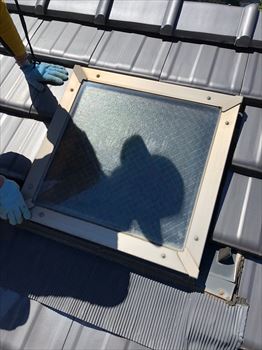 天窓　雨漏り点検