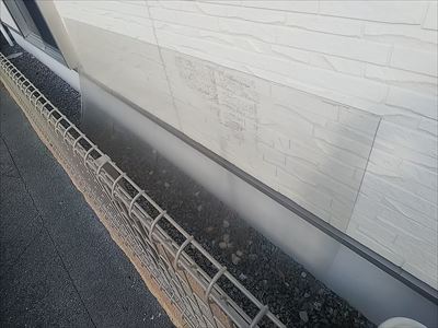 ベランダ　平板屋根　外れ