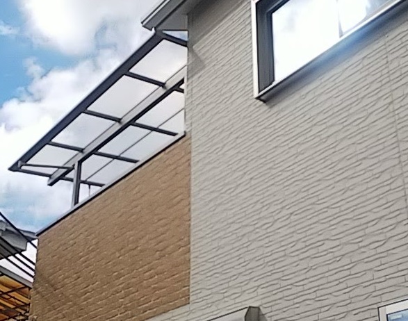 ベランダ平板補修完了　全景