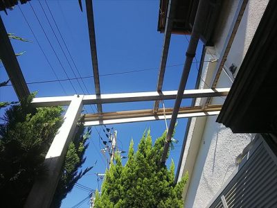 波板飛散　枠組み