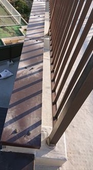 笠木　張替え工事