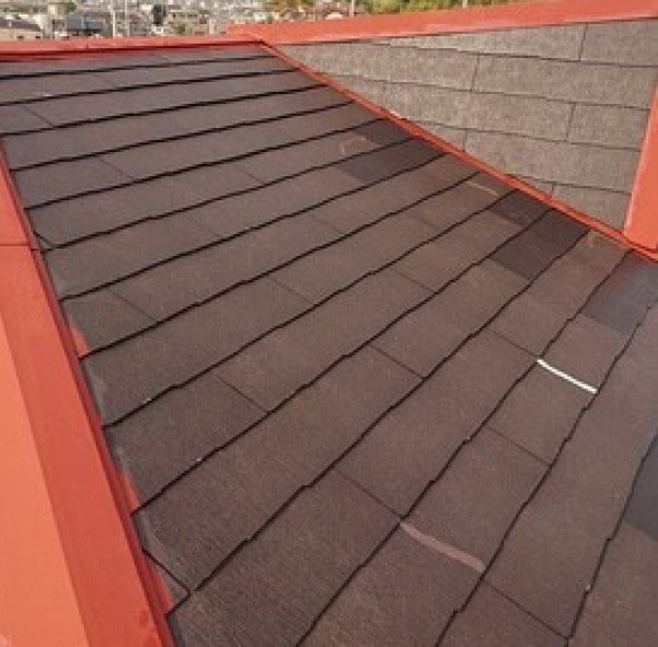 コロニアルの下塗り完了