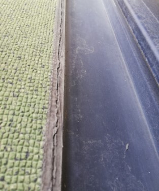 シート防水のシーリングが劣化