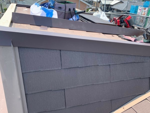 ドーマー板金の取り付け