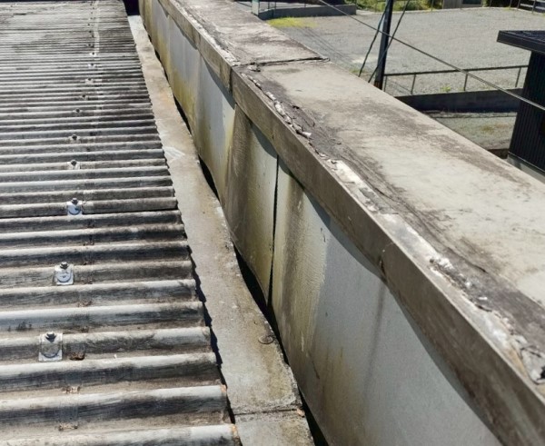 パラペット板金施工前