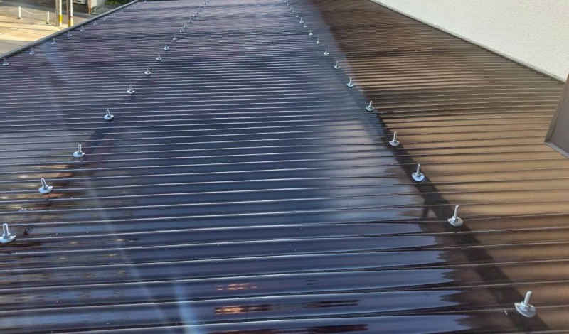 ポリカ波板張替え後