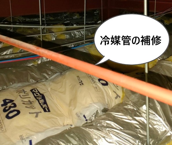 冷媒管の補修をご提案