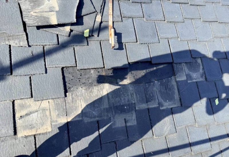 割れたアーバニーをすべて撤去しました