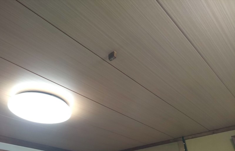 南海プライウッドの新ふじに天井張り替え完了