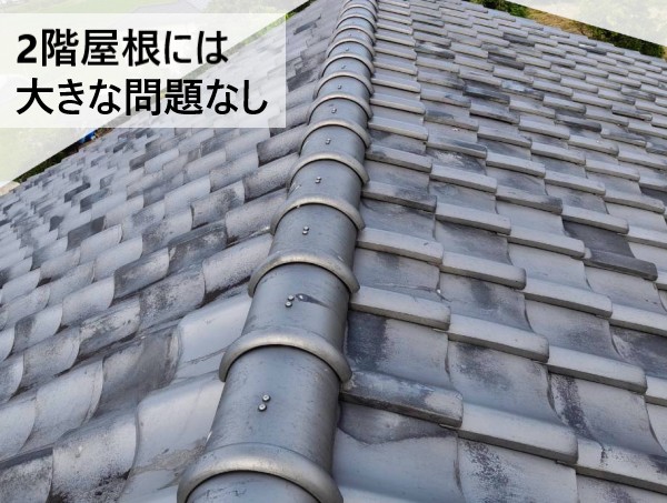 大屋根には大きな問題はありません