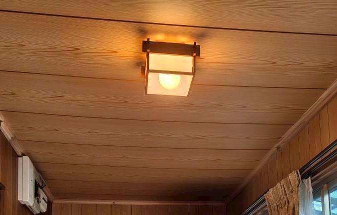 天井板張替え後