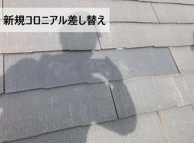 新規コロニアルに差し替え