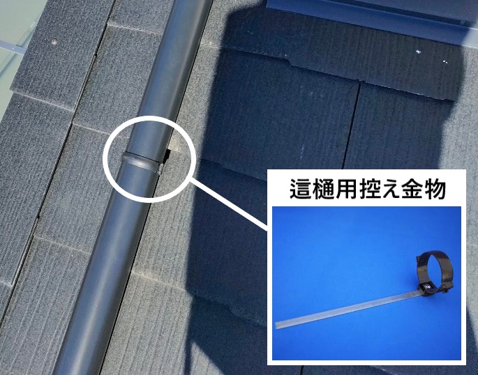 本来の這樋の固定方法