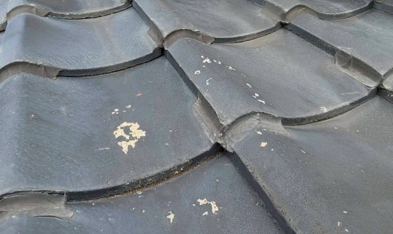 瓦のラバーロック