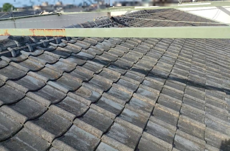 落下していた鉄骨を復旧