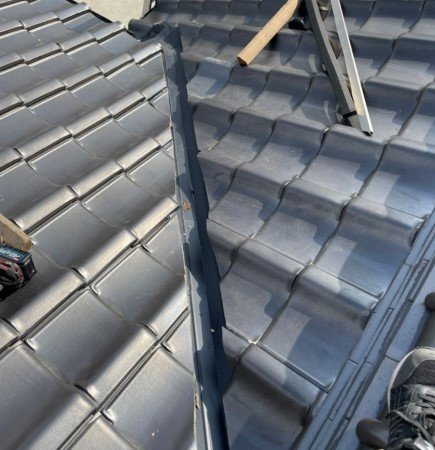 谷板金張り替え工事完了