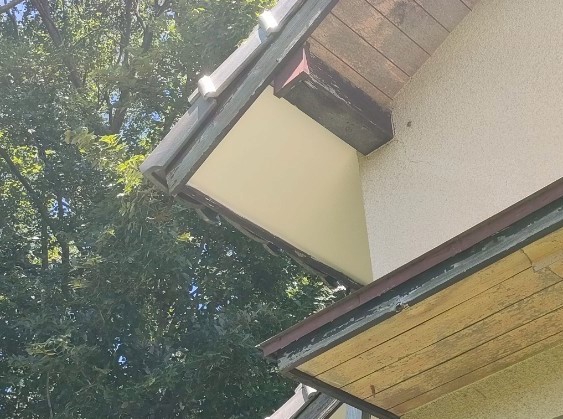 軒天張り替え後