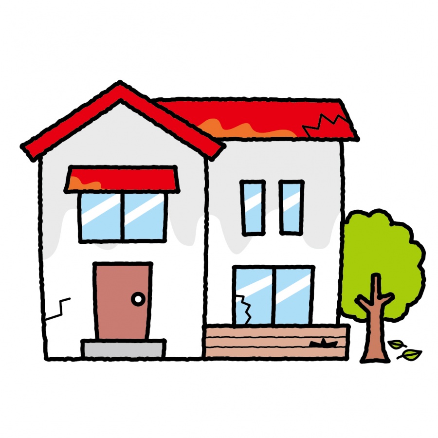 街の屋根やさん和歌山ボロボロの家