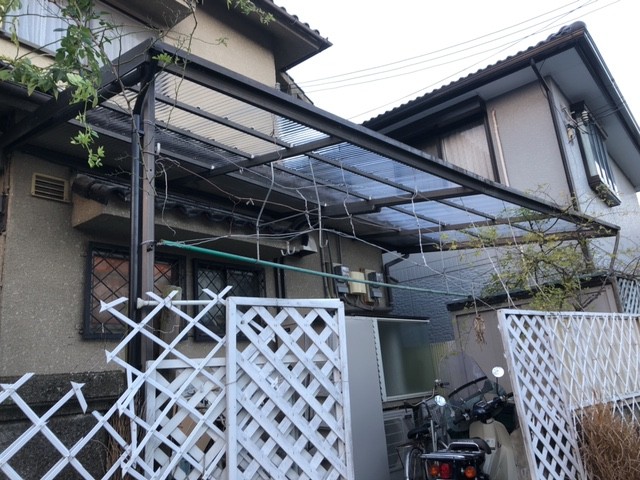 和歌山市の波板張替え完了！