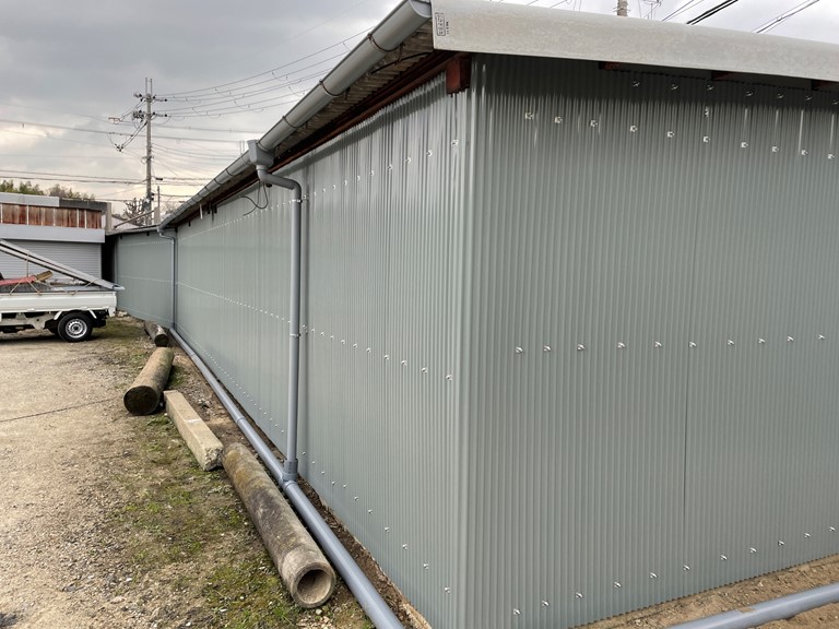 岩出市でガレージ修理が完成