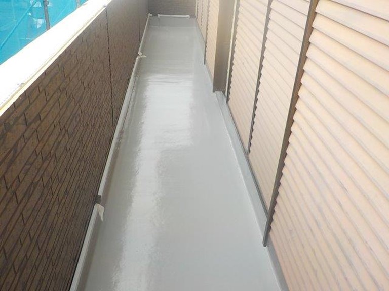 和歌山市でウレタン防水が完成しました