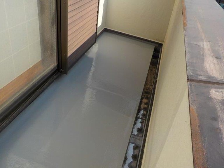 和歌山市でウレタン防水工事が完成しました