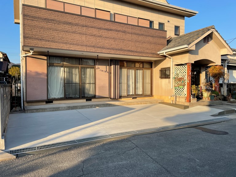 和歌山市でコンクリート土間の工事を行いました
