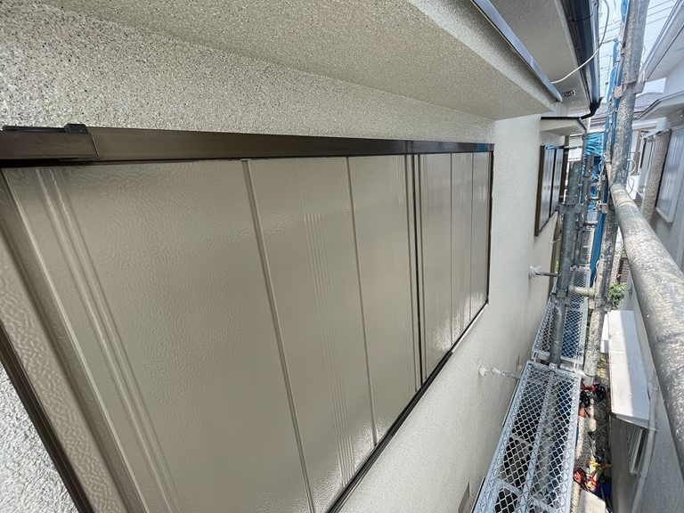 和歌山市で付帯部塗装が完成