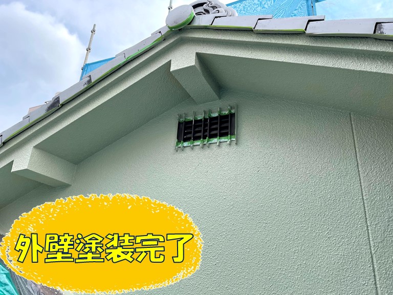和歌山市で外壁塗装が完成しました