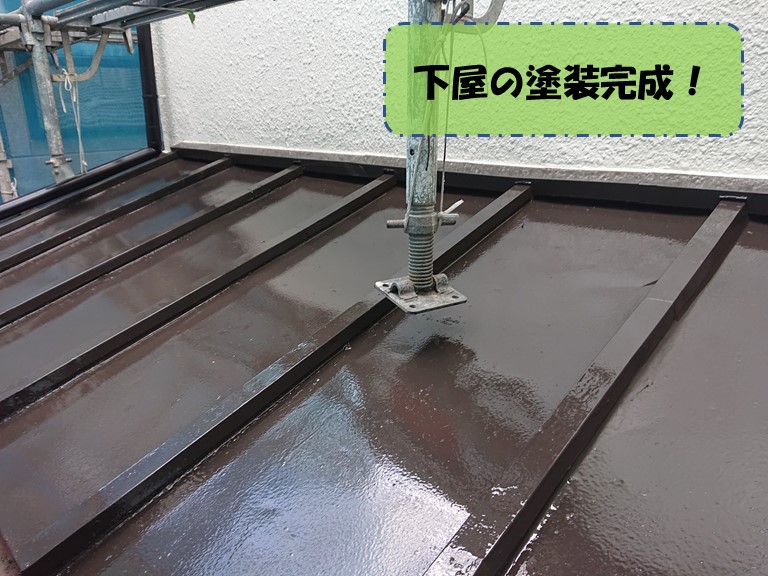 和歌山市で金属屋根の塗装をしました