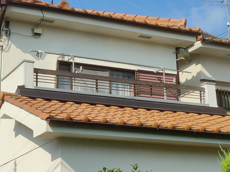 和歌山市で雨漏り修理が完成です