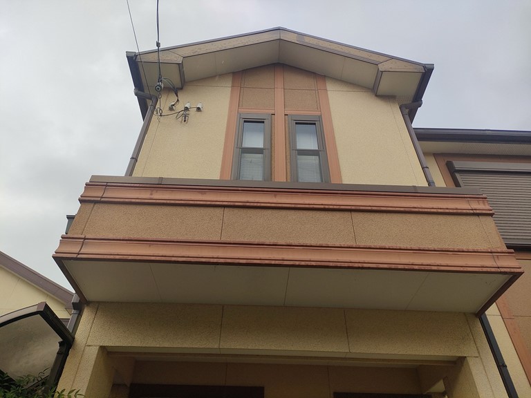 岩出市で外壁塗装工事前