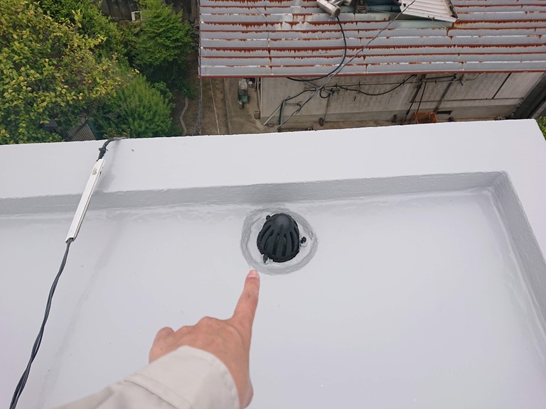 岩出市で水切りの加工を行い設置します