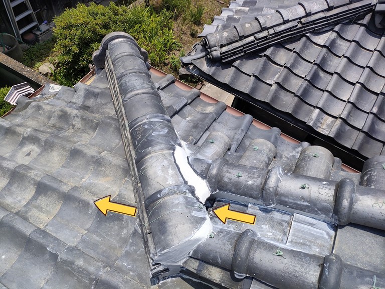 岩出市で雨漏り修理しました