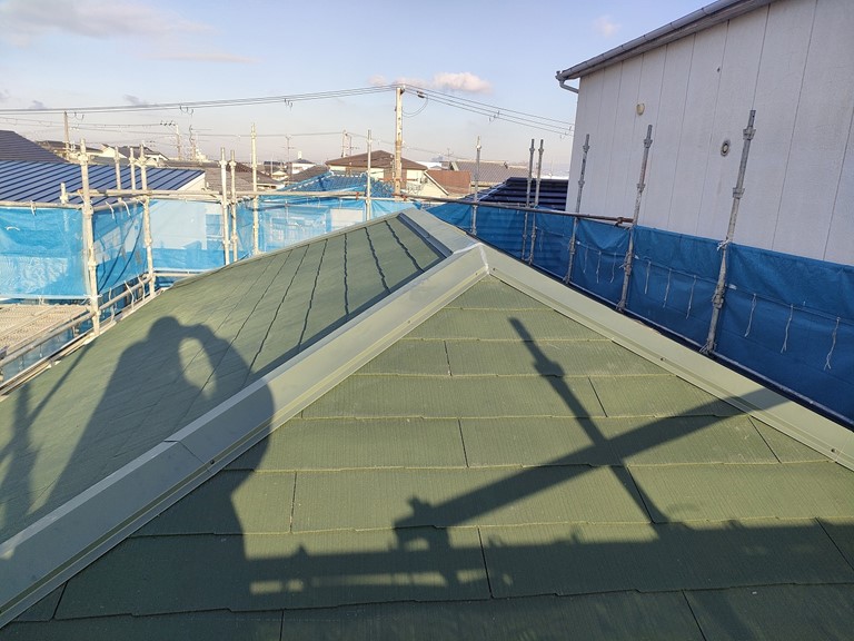 紀の川市で屋根葺き替え工事が完成