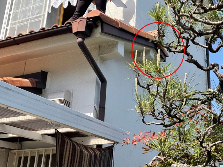 紀の川市で差し掛け屋根を調査しました