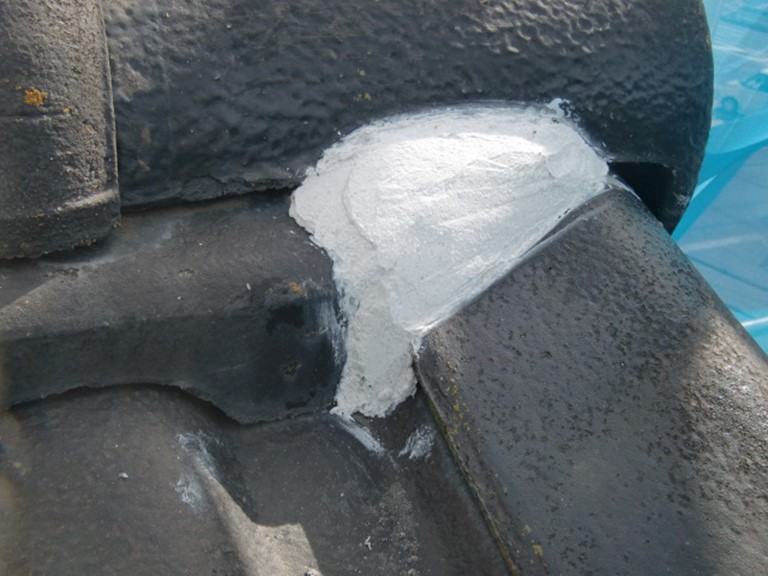 紀の川市で漆喰を詰めました