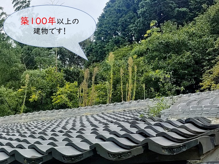 紀の川市で築100年以上の建物の調査を行いました