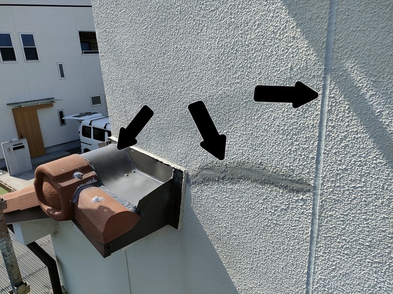 紀の川市で雨漏りの原因となりそうな場所を全て補修しました