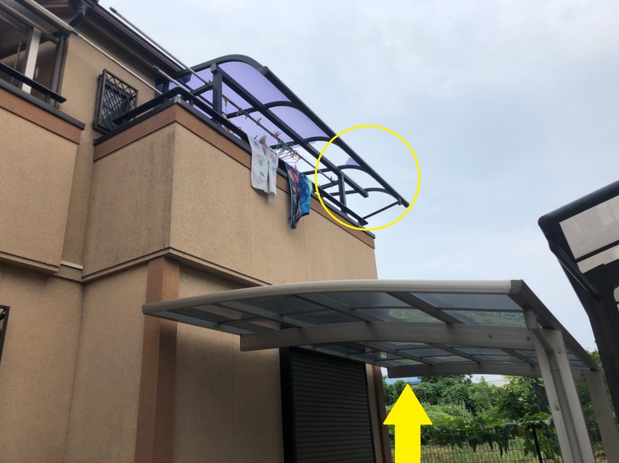 １Ｆのポリカ脱着