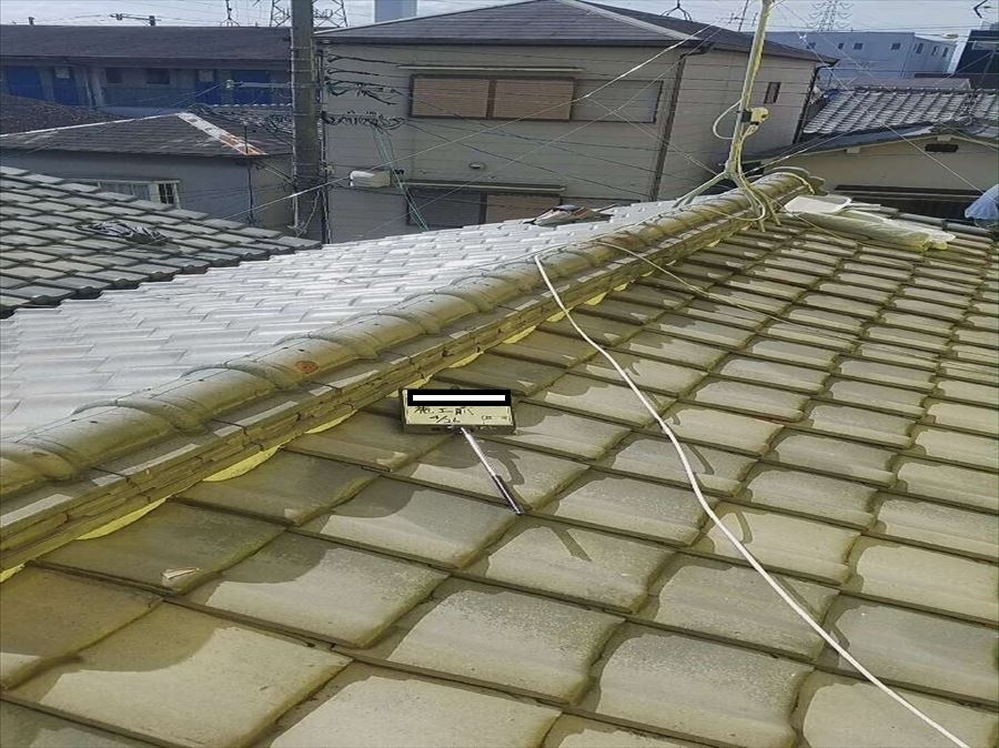 八尾市　葺き替え前