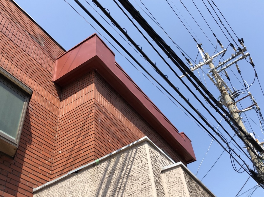 八尾市　庇完成