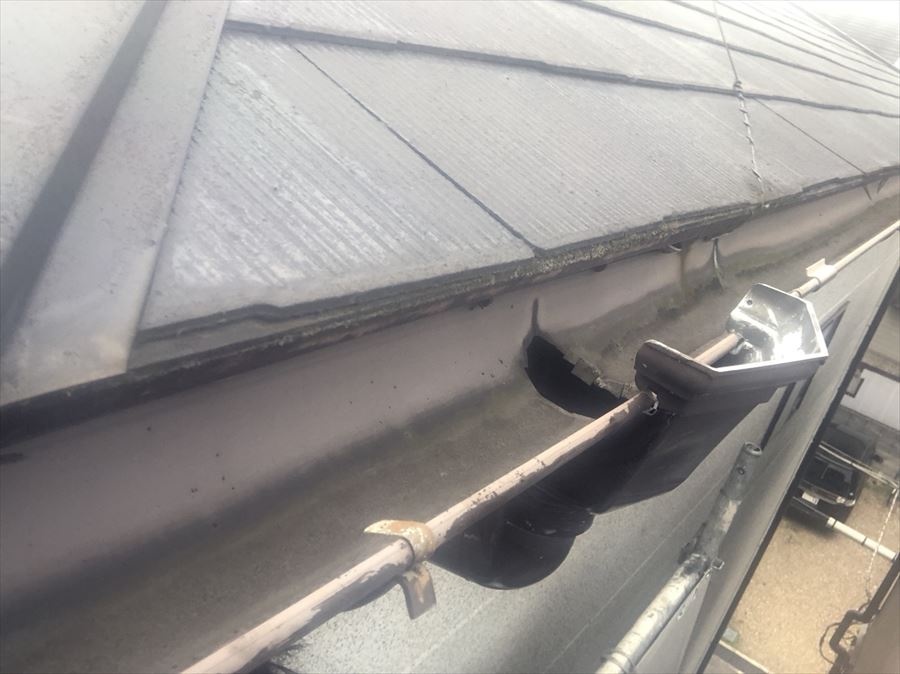 八尾市　樋チェック