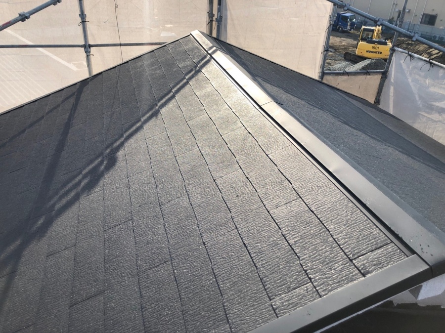 カラーベストに葺き替えた