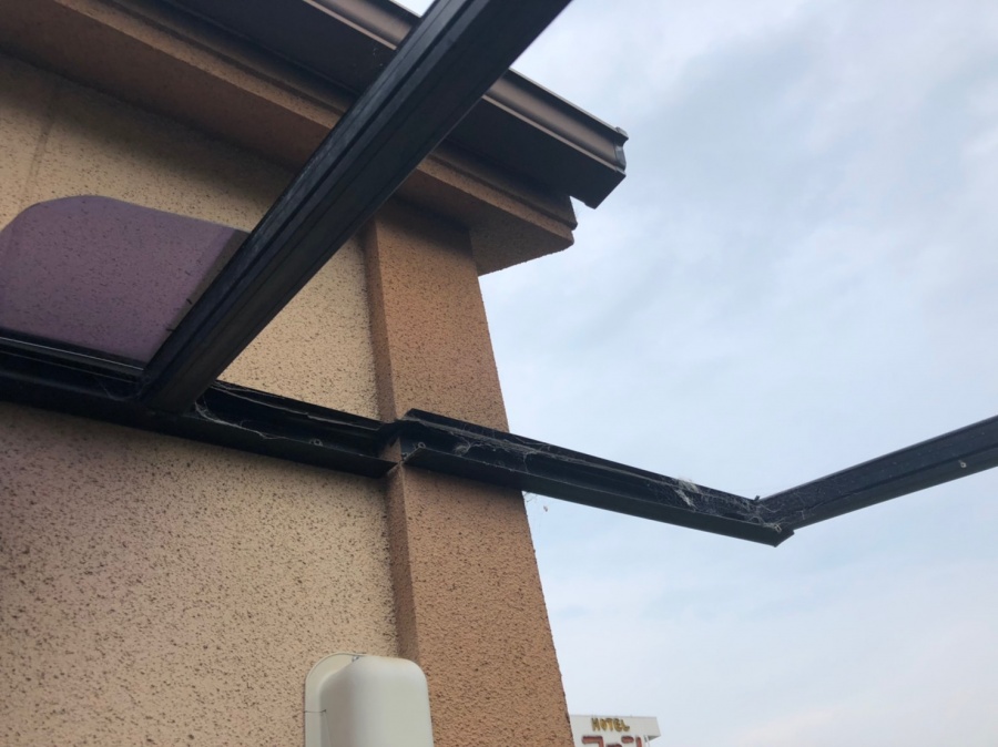 テラス屋根の大きさを変えたい