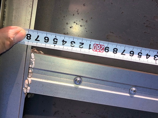 ポリカーボネート板採寸