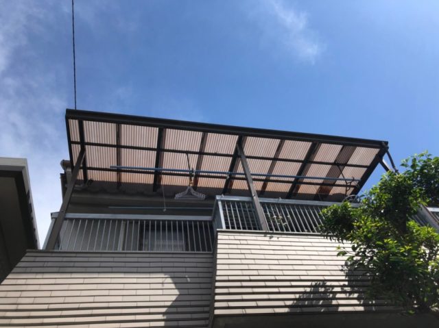 ベランダの波板