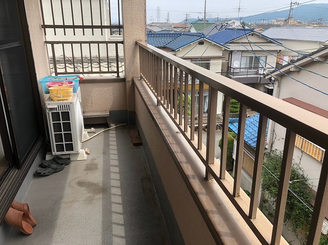 ベランダ手摺り