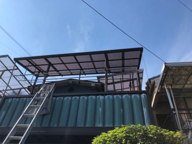 ポリカ波板ブロンズマット