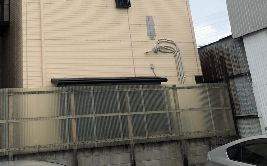 サッシの上から雨漏り